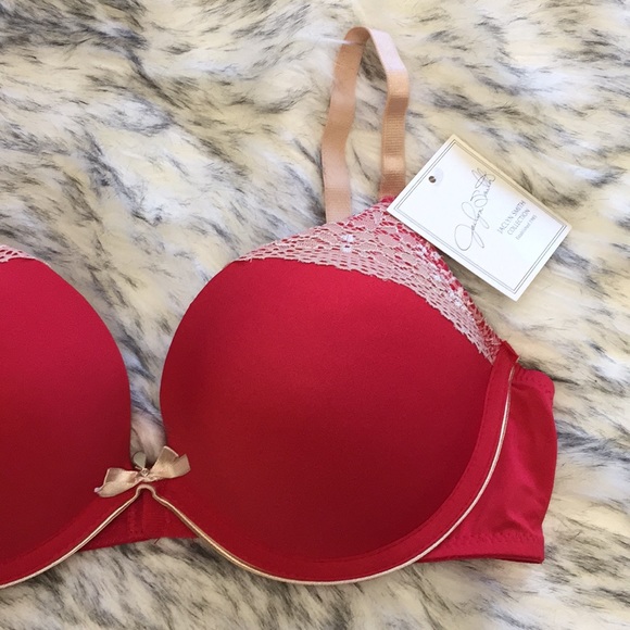 ✨2/$20✨ NWT JACLYN SMITH Plunge Push Up Bra - Picture 4 of 6